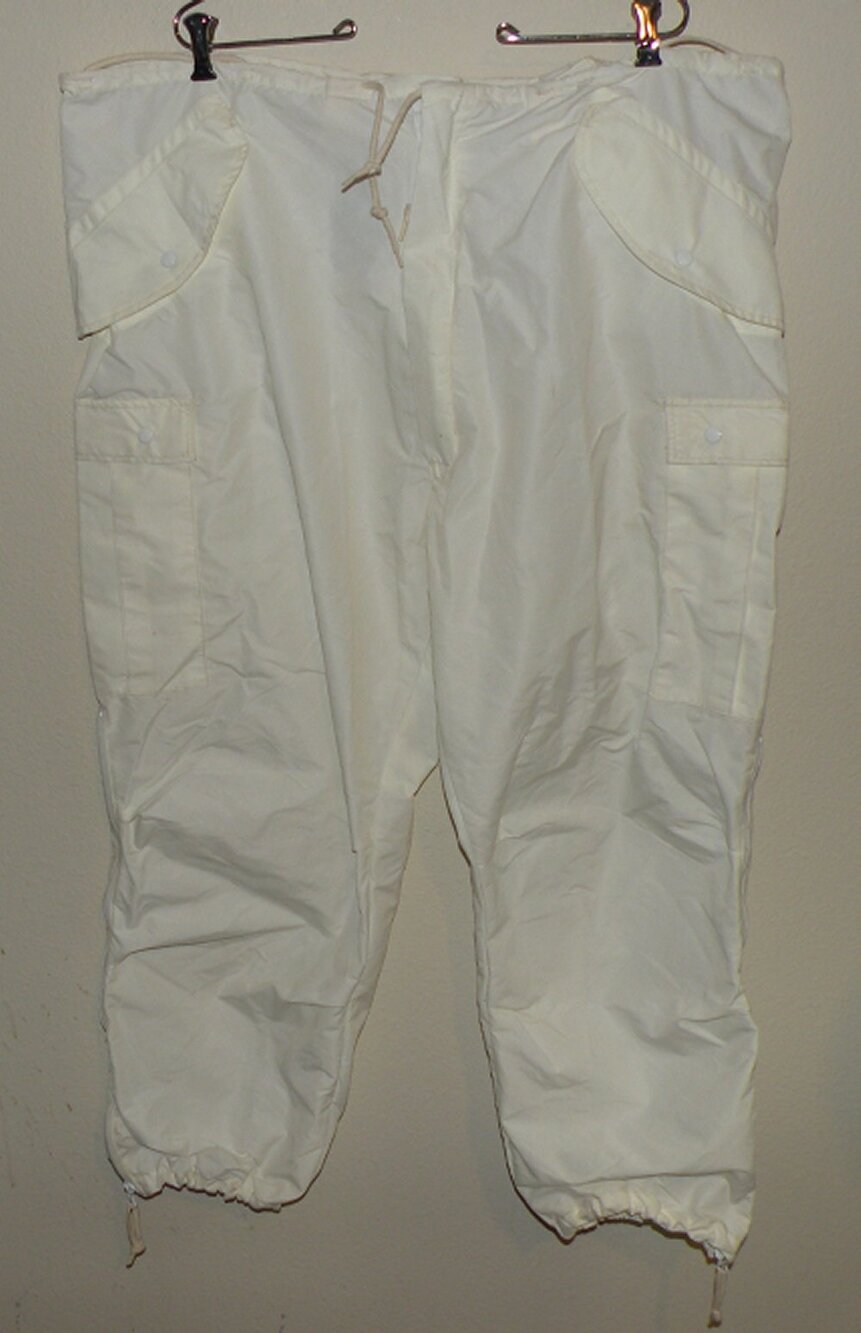 Military Issue Men’s XL 46 x 29 Snow Camo Trousers Cargo Pants White
